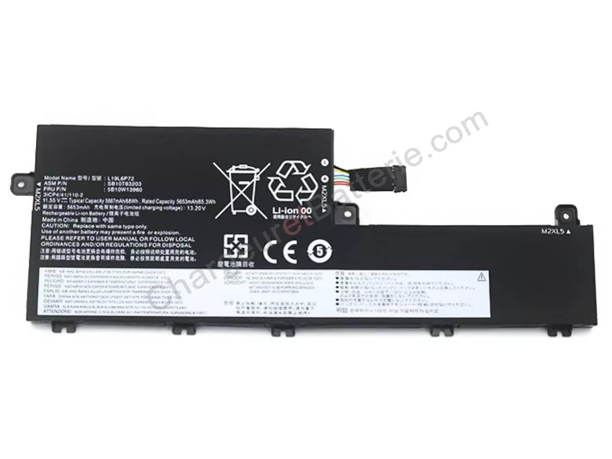 batterie pour LENOVO L19C6P72